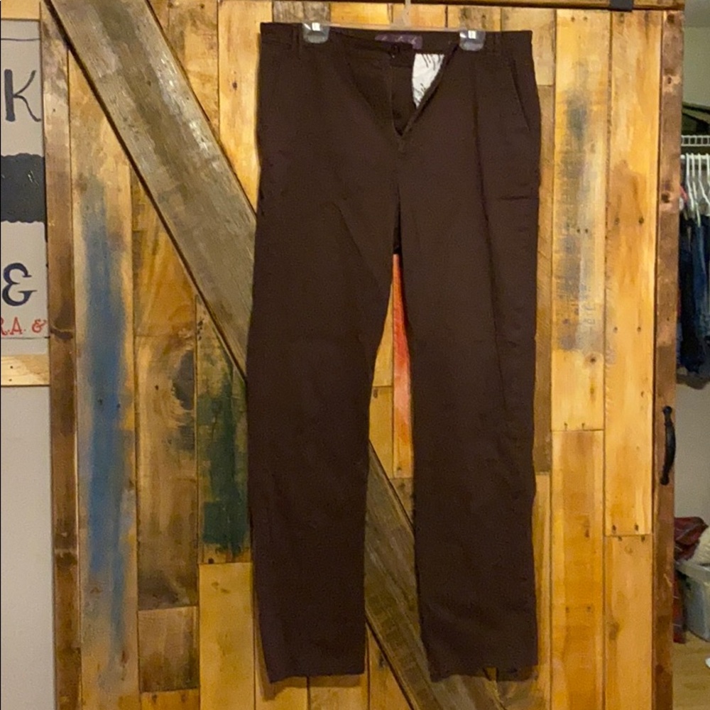 98 cotton/2 spandex pants.